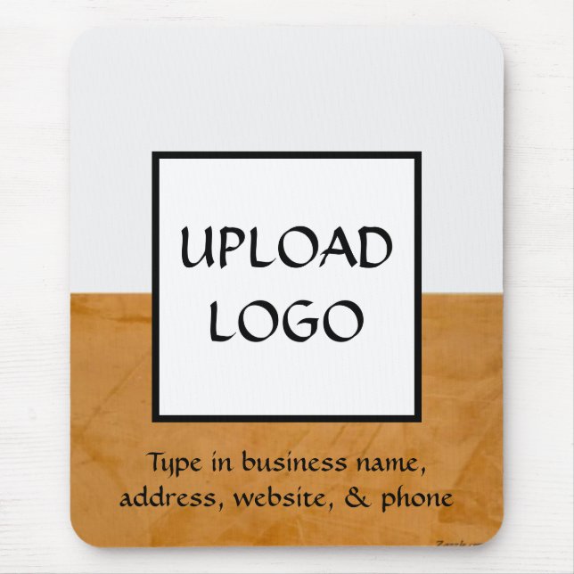 Custom Real Estate Agent Logo Mousepad for Office (Front)