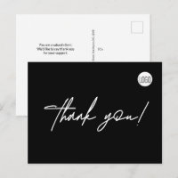 Custom Real Estate Business Logo Simple thank you