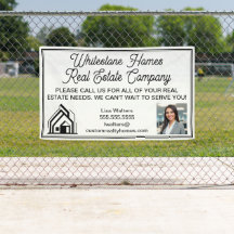 Custom Real Estate Company Logo Advertising