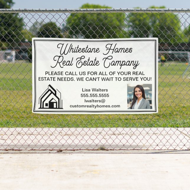 Custom Real Estate Company Logo Advertising Banner (Insitu)