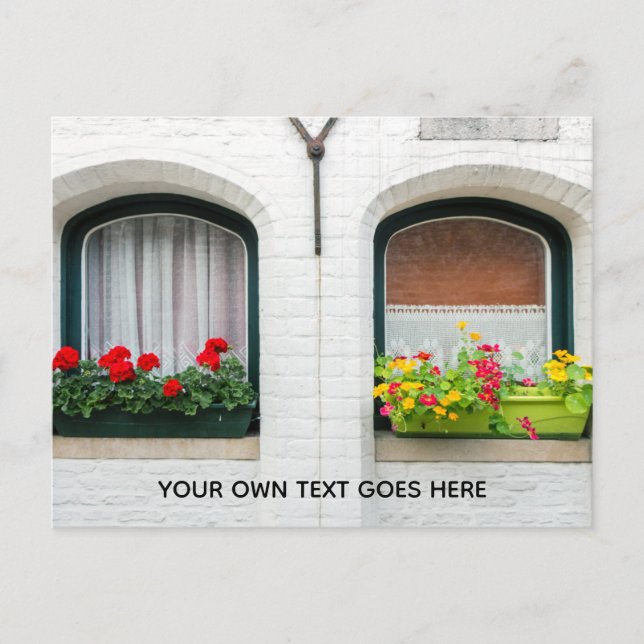 Custom Real Estate Home Realtor Home Anniversary Announcement Postcard (Front)