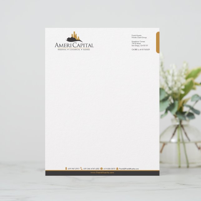 CUSTOM Real Estate Letterhead V5 (Standing Front)