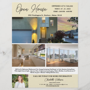 Custom Real Estate Open House Template  Flyer