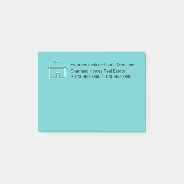 Custom Real Estate Post Post-it® Notes (Front)