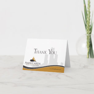 CUSTOM Real Estate Thank You For Your Business V4 Card