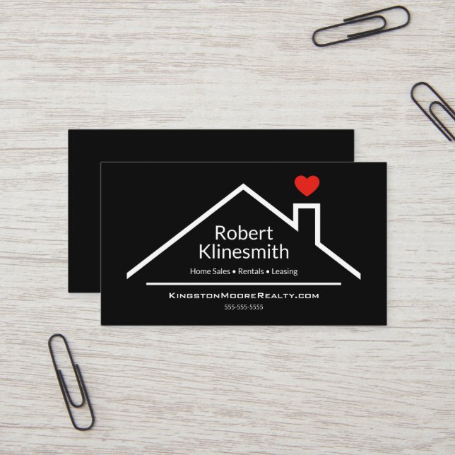 Custom Realtor Business Card (Front/Back In Situ)