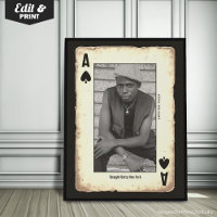 Custom Rebel Teen Wall Art, Poker Straight Outta