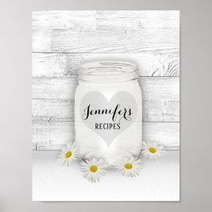 Custom Recipe Binder Front Poster