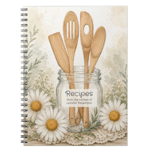 Custom Recipe Cookbook Notebook