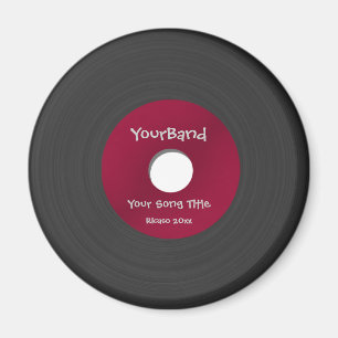 Custom Record Magnet