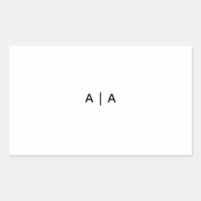 Custom Rectangle Stickers, Format: Sheet of Sticke Rectangular Sticker (Front)