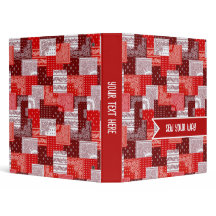 Custom Red Bandanna Patchwork Sewing