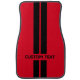 Custom Red & Black Racing Stripes Gift