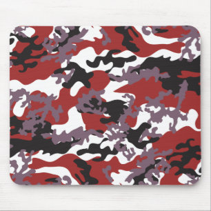 Custom Red Camo Mousepad