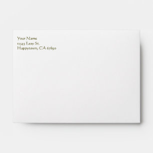 Custom Red Green Fleur-de-Lis Lined A6 Envelopes