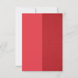 Custom Red Invite – Matte Left, Textured Right