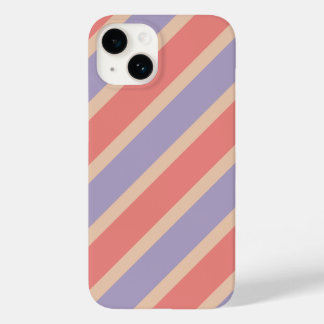 Custom Red Purple Yellow Pastel Monogram Case-Mate iPhone 14 Case