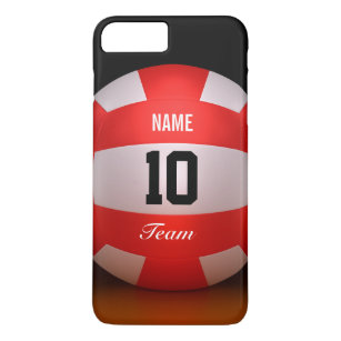 Custom Red Volleyball Case-Mate iPhone Case