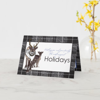 Custom Reindeer Deer Christmas Holiday Magical  Card