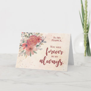 Custom Relation Fiance Anniversary Forever Be My A Card