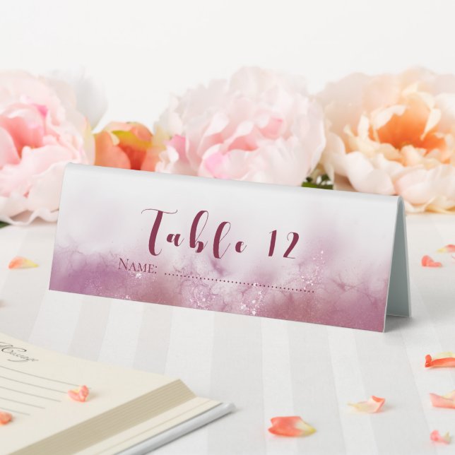 Custom Reserved table No. family of the bride (In SItu (Wedding))