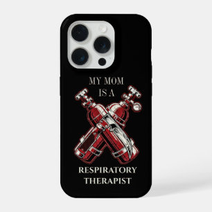 Custom Respiratory Nurse Mom Tactical Tough Phone  iPhone 15 Pro Case