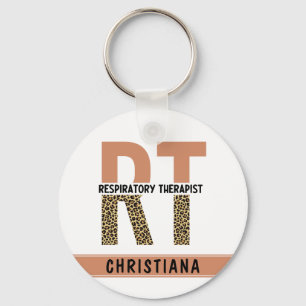 Custom Respiratory Therapist RT Gift Key Ring