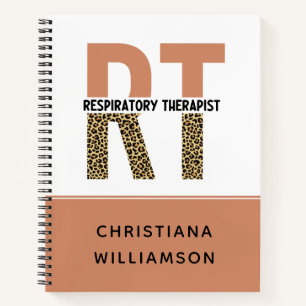 Custom Respiratory Therapist RT Gift Notebook