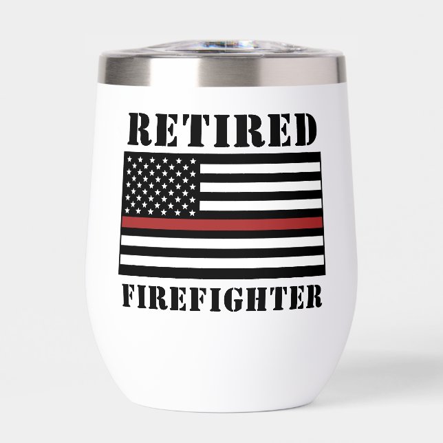 Custom Retired Firefighter Thin Red Line  (Front)