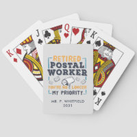 Custom Retired Postal Worker Mailman Retirement