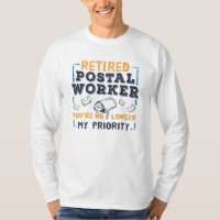 Custom Retired Postal Worker Mailman Retirement