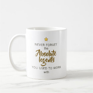 Custom Retirement Gift for Legendary Co-worker Coffee Mug