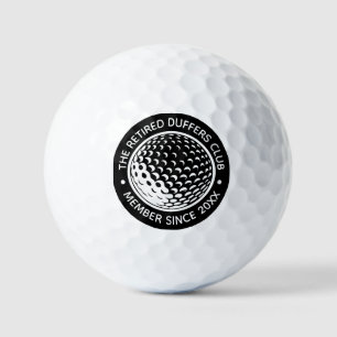 Custom Retirement Golf Club Gift for Retired Men Balls