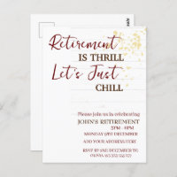 Custom Retirement Is Thrill Let's Just Chill Funny