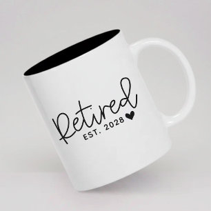 Custom Retirement Mug Gift for Boss or Coworkers