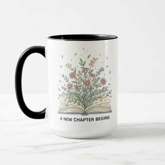 Custom Retirement Mug, Personalised Happy Retireme Mug (Left)