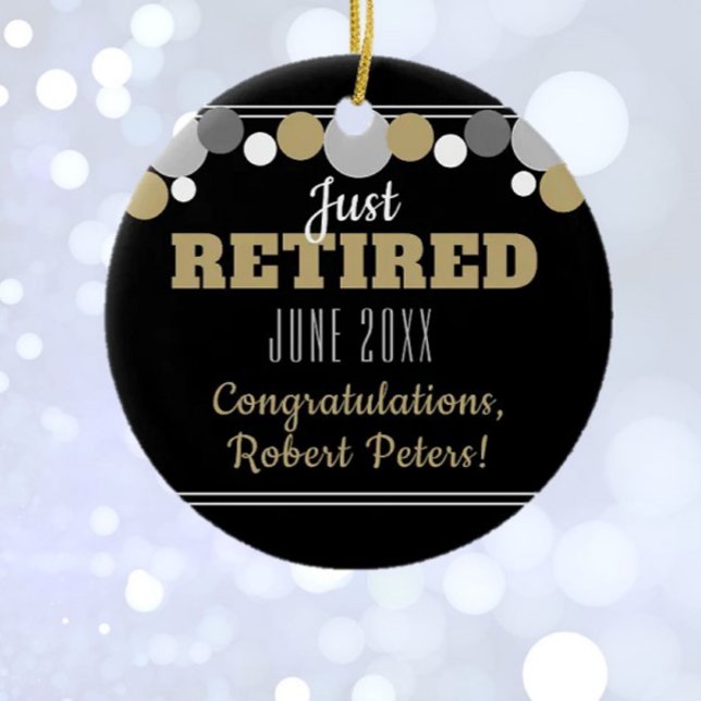 Custom retirement ornament (Creator Uploaded)