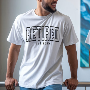 Custom Retirement Shirt 2025 Retirement Party Gift