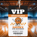 Custom Retro Basketball Birthday Party Favour MVP ID Badge<br><div class="desc">Make your basketball-themed birthday party even more special with the Custom Retro Basketball Birthday Party Favour MVP Badge. This fun and unique badge is the perfect way to celebrate your little MVP! Fully customisable, you can add the birthday child’s name, age, or a personalised message to create a one-of-a-kind keepsake...</div>