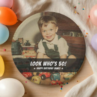 Custom Retro Cool Fun Birthday Party Photo