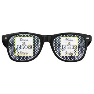 Custom  Retro Disco Bachelorette Party Disco Bride Retro Sunglasses