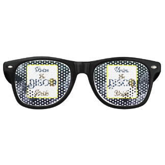 Custom  Retro Disco Bachelorette Party Disco Bride Sunglasses