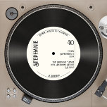 Custom Retro Faux Vinyl Record Music 40th Birthday Invitation<br><div class="desc">👉 Celebrate your birthday with this vintage themed faux vinyl record 40th birthday party invitation! This totally retro design will certainly put a smile on your face! - Simply click to personalise this design 🔥 My promises - This is unique - designed by me! - It is designed with you...</div>