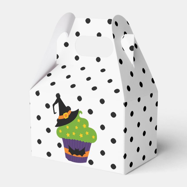 Custom Retro Funky Halloween Favour Box (Front Side)