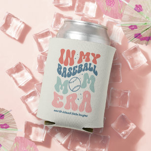 Custom Retro "In My Baseball Mum Era" Can Cooler