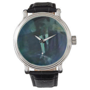 Custom retro portrait watch