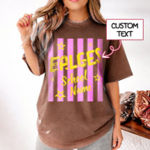 Custom Retro School Spirit Mascot T-Shirt
