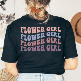 Custom Retro Sister of the Bride Wedding Party T-Shirt