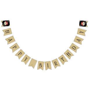 Custom Retro Vinyl Record Bunting Flags