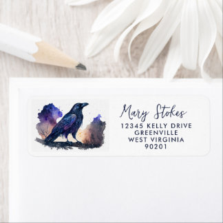 Custom Return Address Envelope | Starry Night Sky  Label